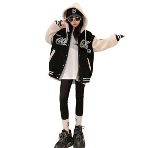 여아 자켓 주니어 키즈 초등 봄 가을 레터링 야구자켓