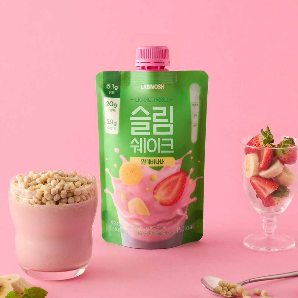 슬림쉐이크 딸기바나나 제품 이미지