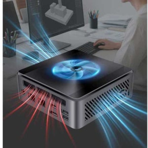 WIN11 미니 PC N100 듀얼 LAN 소형 데스크탑 NUC N97DDR4오로라실버8G 128G