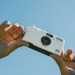 코닥 자동노출카메라 스냅픽A1 다중노출 자동감기 35mm 아이보리 화이트