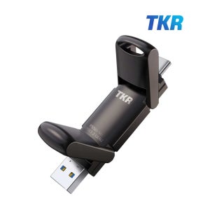 TKR PSSD-M1 초소형 외장SSD USB3.2 GEN2 256GB, 다크그레이