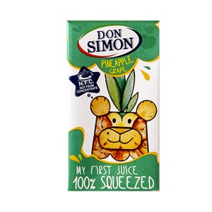 Don Simon 돈시몬 NFC 파인애플 포도착즙주스 125ml x 40개