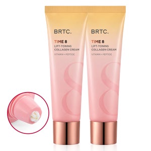 BRTC 타임8 리프토닝 콜라겐 크림 / 듀얼비타 크림 / 주름개선 미백 80ml, 2개
