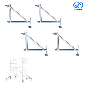W600용 비규격 전도방지대 L600 x H500 (1조-4개) BT아시바 이동식비계 틀비계