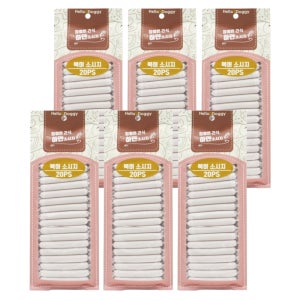헬로도기 참좋은간식 하얀소세지 북어20p, 180g, 6개