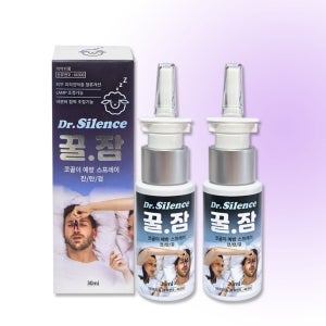 꿀잠 코골이 방지 스프레이 30ml 2개