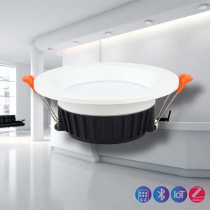 쎈룩스 LED IoT Matter 블루투스 스마트폰제어 디밍 색변환 다운라이트 3인치 8W