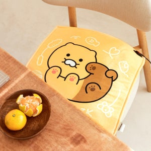 카카오프렌즈 춘식이 온열 방석 옐로우