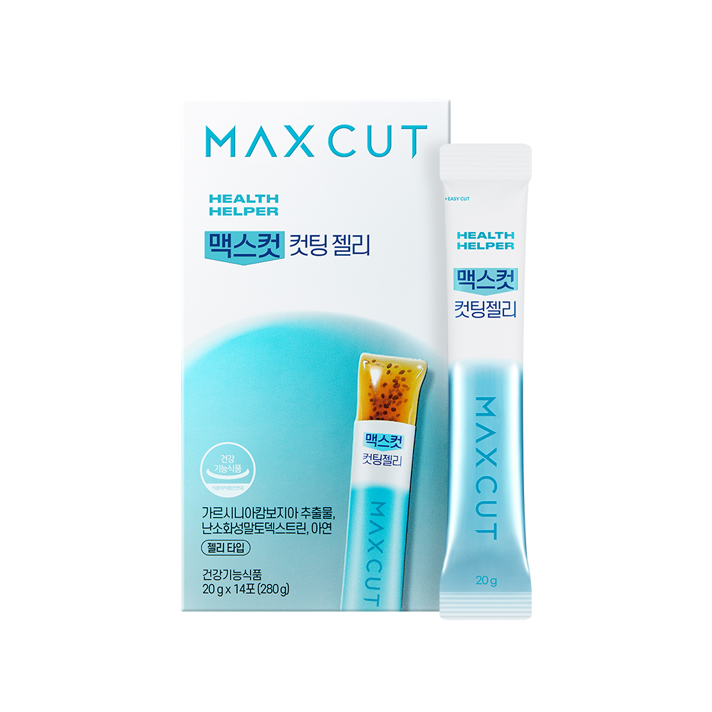 헬스헬퍼 맥스컷 다이어트 컷팅젤리 가르시니아 <b>난소화성말토덱스트린</b> 쾌변젤리 14포, 1개