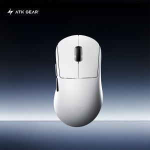 ATK Y9 무선 마우스 시리즈 초경량 FPS 게이밍 오른손 화이트 Pro Max