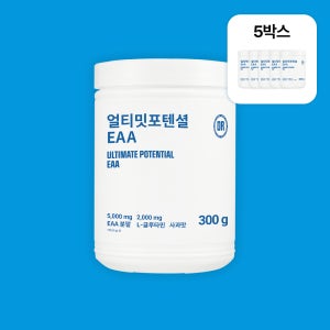 얼티밋포텐셜 EAA 9종 필수 아미노산 보충제 사과맛, 300g, 5개