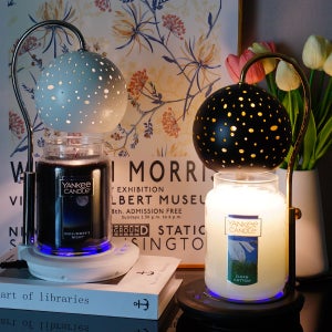 다빛이 캔들워머세트 양키 하리보캔들 터치타이머 LED무드등 높이조절 전구2개 자체제작상품