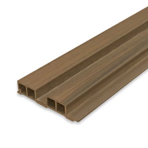 [블리스] 35T 볼륨감 원목 질감 신소재 입체패널 합성목재 인조목 방부목 화이버우드