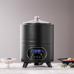 청국장 만드는 기계 요거트 와인 제조기 식혜 발효기 대용량 블랙 8L