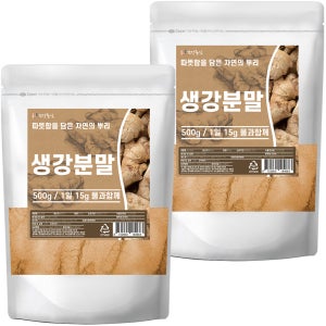 생강 분말 가루 500g, 2개