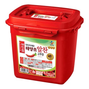 CJ제일제당 공식 해찬들 태양초 알찬 고추장 6.5kg, 2개