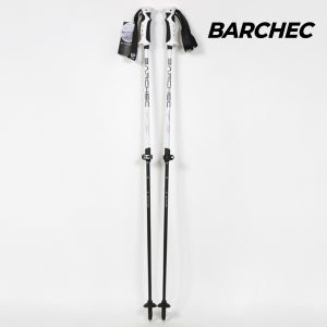 바첵 길이조절 스키 폴 화이트