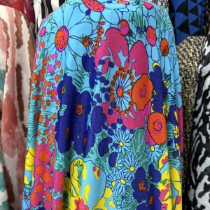 트로피컬 패턴 스판원단 폴리에스터원단 318 고정폭 148cm