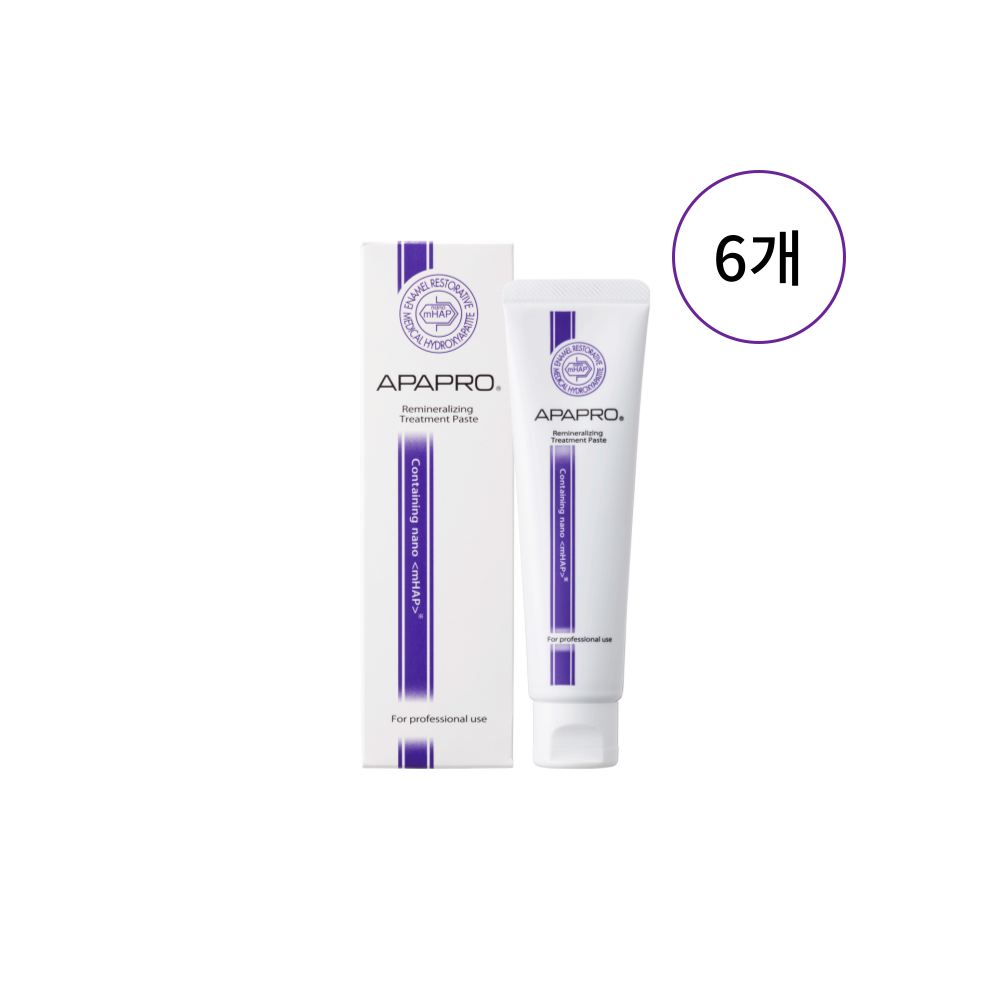 아파프로 치아재광화 촉진제 55g 6개