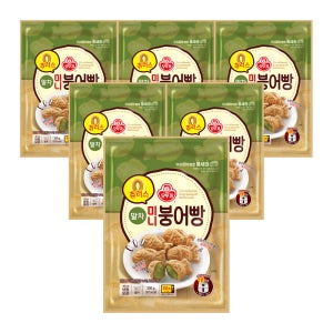 오뚜기 츄러스 미니붕어빵 말차 300g, 12개입, 6개