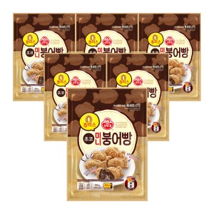오뚜기 츄러스 미니붕어빵 초코 300g, 12개입, 6개