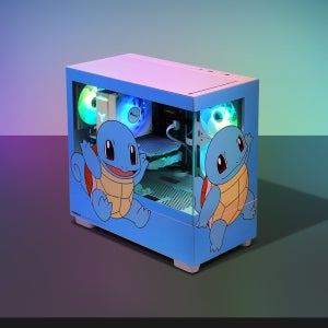 주연테크 포켓몬스터 PC 인텔 코어 울트라5 225F RTX 5080 게이밍 컴퓨터 RAM 16GB SSD 512GB PKK225F58-W 꼬부기 데스크탑