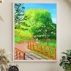 그림액자 나른한 오후산책길 인테리어 A2