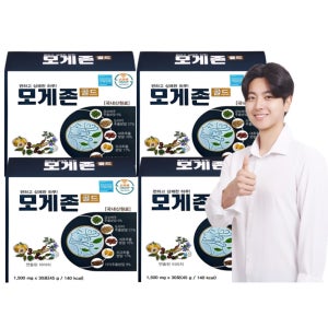 환절기 목건강 도라지 더덕 모과 곰보배추 고농축추출분말 모게존골드 45g, 4개