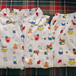 미피 프렌즈 긴팔 긴바지 잠옷 세트 홈웨어 가을 겨울 파자마