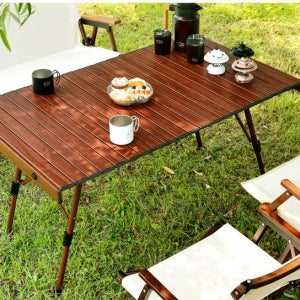 제드 브라우니롤테이블 경량 알루미늄 3단 높이 조절 XL