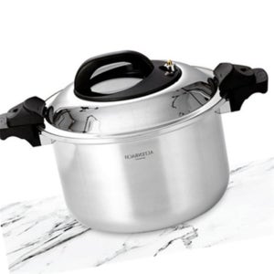 국내산 스텐 통5중 냄비 24cm 저압 압력솥 인덕션 큰사이즈 가정용 업소용