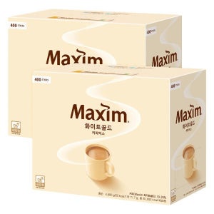 이지하우스 맥심 화이트골드 커피믹스 400T 2개총 800개입 717474