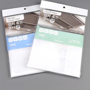 Selzen 렌지후드 필터 1P·2P 교체용 주방 후드필터 기름망 청정 패드