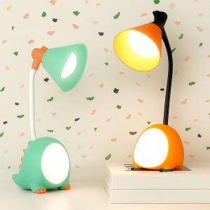 포코홈 독서등 다이노 공룡 LED 충전식 밝기조절 무선조명