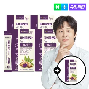 [] 내츄럴플러스 파비플로라 알파CD 플러스 15포, 4개