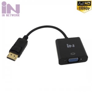 IN NETWORK DP to RGB(VGA) 무전원 컨버터 IN-DPV15