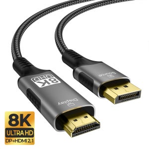 고화질 8K DP to HDMI 변환 2M 선 삼성 LG 벤큐 모니터 호환 케이블