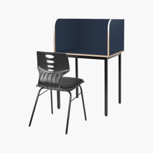 학원 책상 의자 세트 904 커브엣지 DESK + 401 CHAIR 세트