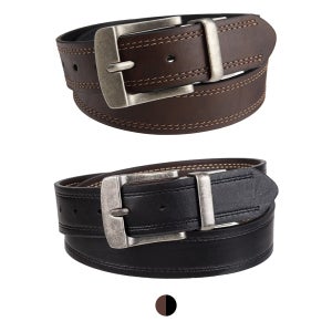 리바이스 남성 리버서블 양면벨트 앤틱 실버 버클 벨트