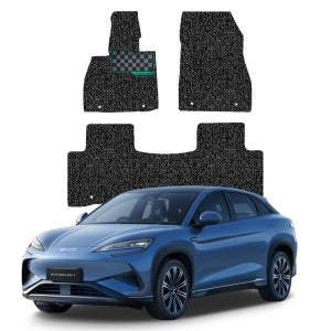 오토가드 BYD 씨라이언7 코일 매트 체커보드 실리콘 발판 엣지