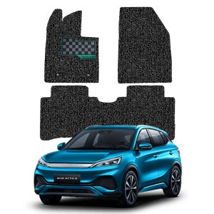 오토가드 BYD 아토3 코일 매트 체커보드 실리콘 발판 엣지