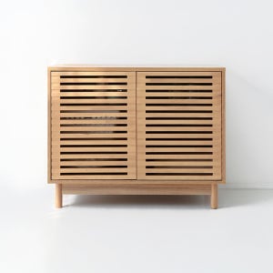 ELIO 2문 수납장 8001000 CAM80100L 1000x450x800mm, 2단, 캄포어베니어 5768.0680