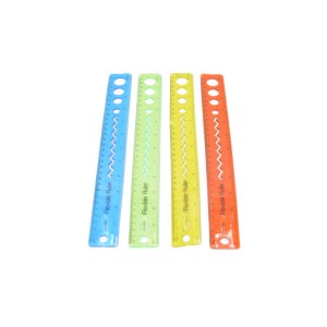 휘어지는 자 구부러지는 자 30cm 팬시 준비물 미술 플랙시블 제도 학습 학교