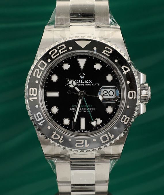 (새상품) 롤렉스 GMT 마스터2 스틸 블랙 웨인맨 126710 GRNR