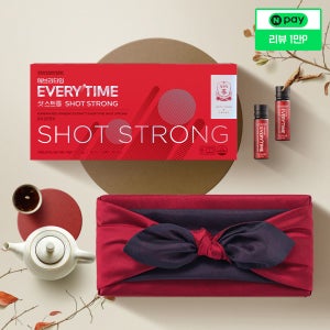 [네이버단독] 정관장 에브리타임 샷 스트롱 20ml 50병 (보자기포장)