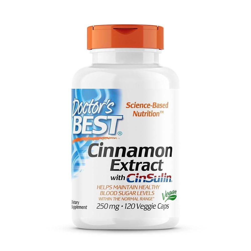 닥터스베스트 시나몬 추출물 신슐린 250mg 캡슐 120정 영양제 Doctor’s Best