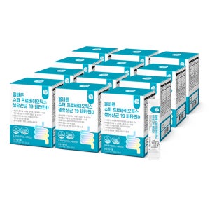 올바른 슈퍼 프로바이오틱스 생유산균 19 비타민D 30포, 12개