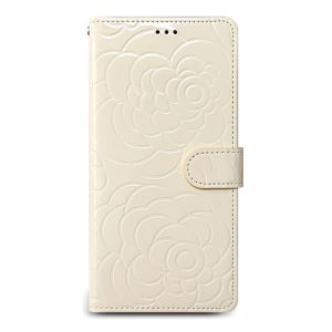 다이어리 지갑 케이스 장미 화이트, LG X6 2019