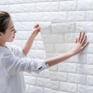 접착식 폼블럭 단열 곰팡이 결로방지 인테리어 벽지 시트지 70X77cm