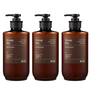 려 자양윤모 탈모증상케어 샴푸 여수하늘, 585ml, 3개